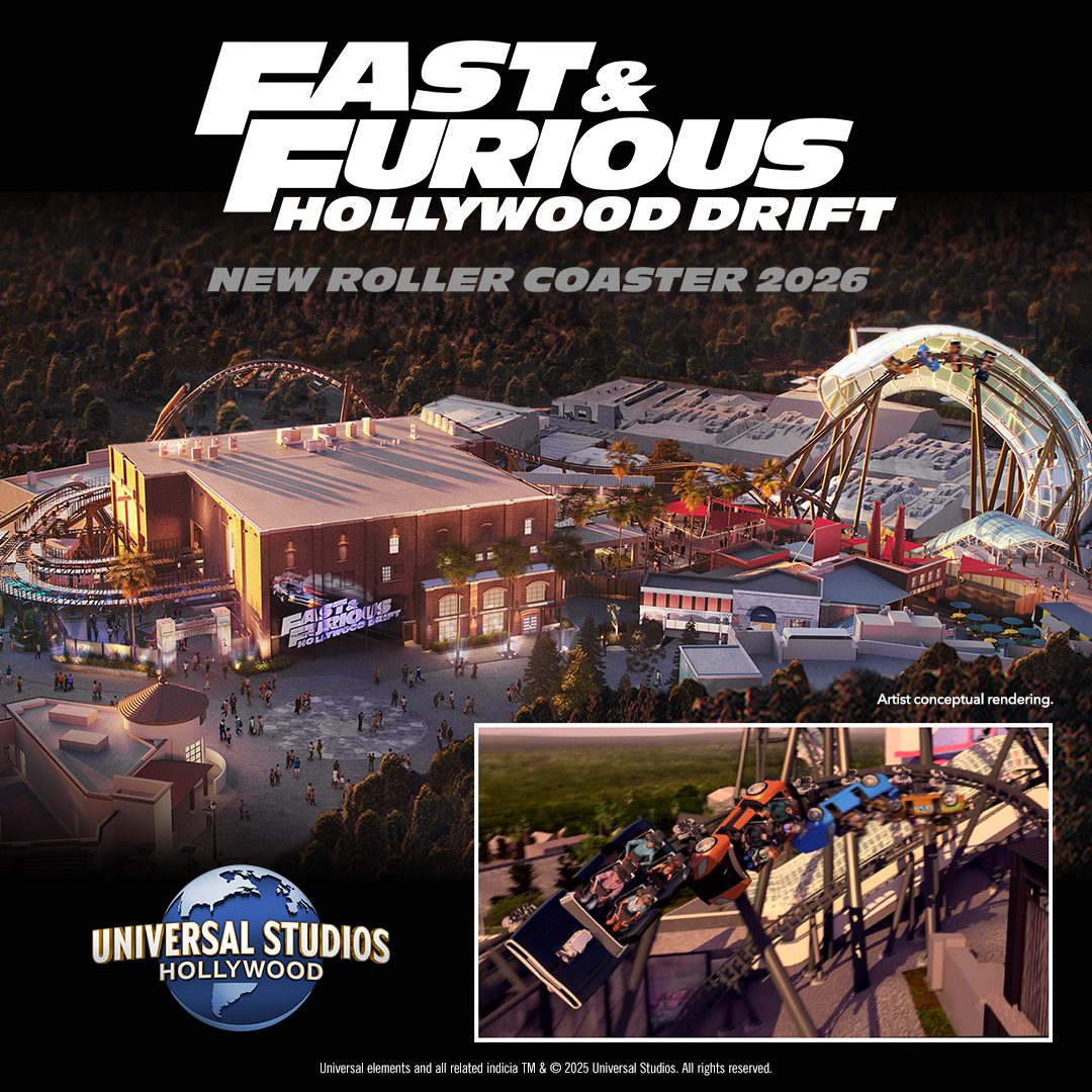Universal Studios Hollywood to Launch 72 MPH Fast & Furious: Hollywood ...